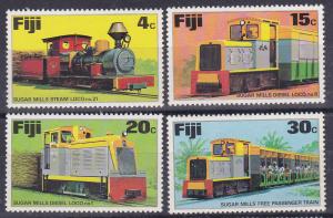 Fiji 361-64 MNH 1975 Locomotives