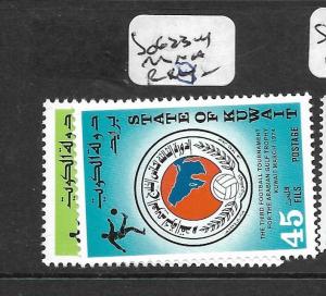 KUWAIT (P0403BB)  SPORT SG 623-4     MNH