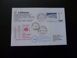 special flight Frankfurt to Washington solar eclipse conference Lufthansa 2014