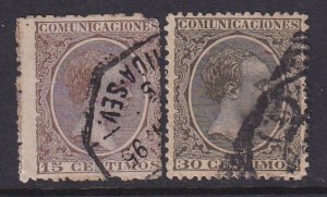 Cuba (1889) #261, 264 MH