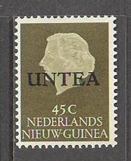 UN UNTEA Sc# 13a MH FVF Queen Juliana  2nd Print