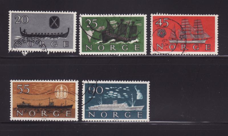 Norway 382-386 Set U Ships (E)