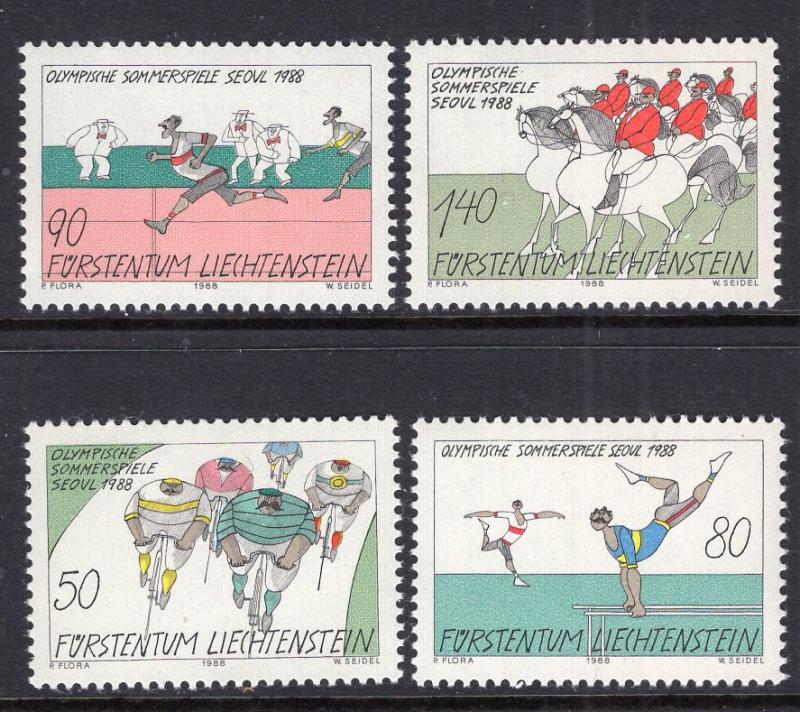 Liechtenstein 888-891 MNH VF