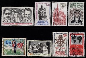 France 1981-85 various single stamp commemoratives [Used]