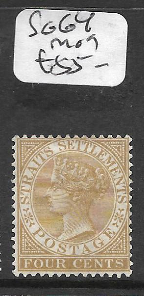 MALAYA STRAITS SETTLEMENTS (P1211B) QV  4C  SG64  MOG