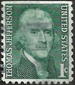 jefferson united states postage stamps