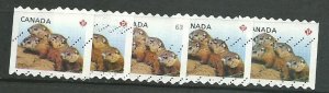 Canada #2604   (5)    Used   2013  PD