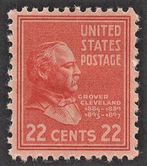 US 827 MNH VF 22 Cent Grover Cleveland
