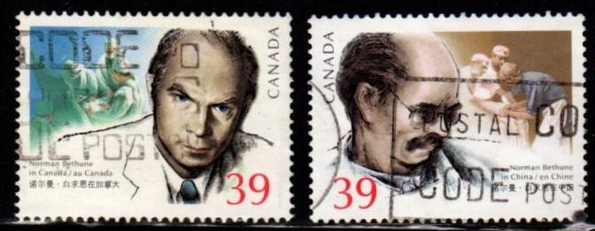 Canada - #1264 - 1265 Norman Bethune set/2 - Used