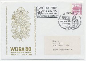 Postal stationery / Postmark Germany 1980 Madonna and Child