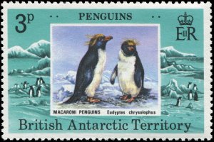 British Antarctic Territory 1979 Sc 72 Bird Penguin Macaroni CV $10