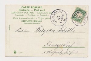 D288423 Germany Kingdom Bayern Postal Card Happy Christmas 1904 Konigsdorf