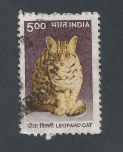  India  2000 Scott 1825 used - 5r, leopard cat