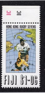 Fiji 1993 $1.06 Rugby, Scott 685 MNH, value = $4.00