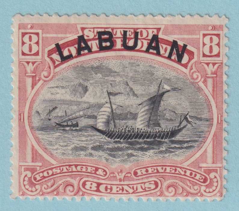 LABUAN 54  MINT HINGED OG * NO FAULTS VERY FINE! - TVX