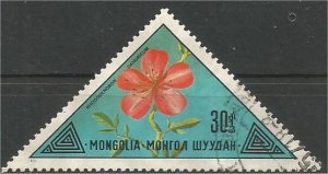 MONGOLIA, 1973, CTO 30m, Flowers Scott 747