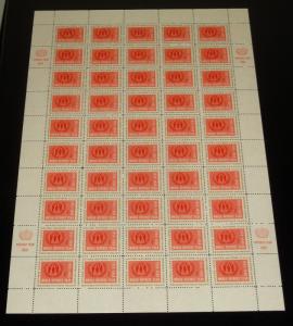 U.N.NEW YORK #75  1959, WORLD REFUGEE YEAR, SHEET/50 , MNH, NICE! LQQK!