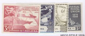 St. Helena, Scott #132-35, MNH, complete set