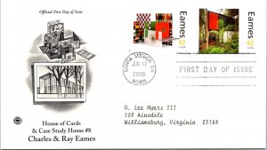 FDC 2008 SC #4333 House Of Cards - Santa Monica, CA - Pair - J2539