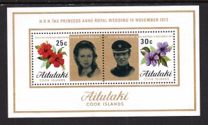 Aitutaki 78a Souvenir Sheet MNH VF