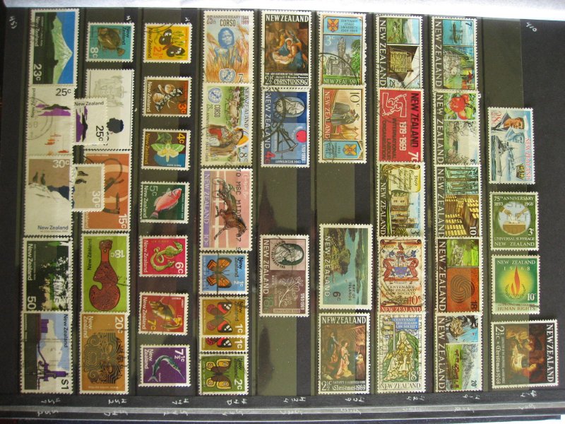 New Zealand collection to 2007 in stockbook U,MH, MNH read description