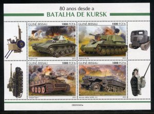 GUINEA BISSAU 2023 80th ANN OF THE BATTLE OF KURSK SHEET MINT NH