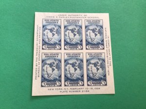 United States 1934 Farley Byrd Antarctic Expedition 11 mounted min stamps A12165