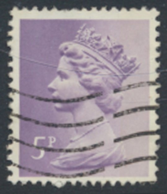 GB  Machin 15½p SG X907  Used  2 bands SC# MH93  see scans & details