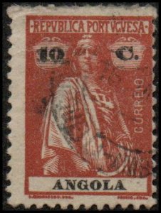 Angola 158O - Used - 10c Ceres (Perf 12x11.5) (1924)