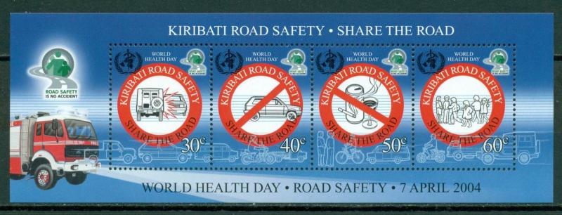 Kiribati Scott #842e MNH Road Safety Automobiles Trucks CV$6+