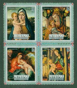 R75-0243 AITUTAKI 79 MH BK-4  CHRISTMAS 1973  BIN $1.00