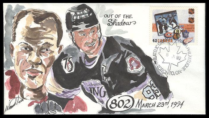 #1444 Hockey Pre-Dated Wild Horse FDC