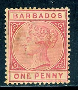 Barbados 61 mint hinged SCV $ 32.50 (RS)