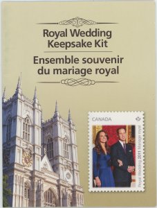 Canada 2465b - Royal Wedding Keepsake Kit from Canada Post