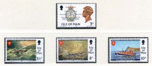 1973 Isle of Man SG42/45 Royal National Lifeboat Unmounted Mint