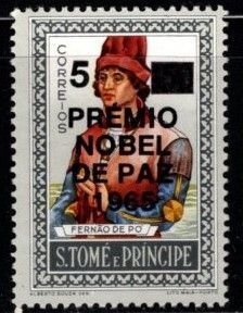 Sao Tome and Principe - #476 Fernao de Po Surcharged - MNH