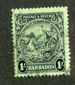 1925 Barbados Sc.# 175a 13½x12½ used cv $50 ( 9700 BCXX )