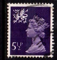 Wales - #WMMH6 Machin Queen Elizabeth II - Used