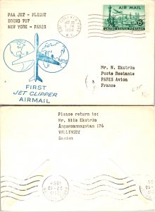 United States, New York, First Flight, France, Foreign Destinations