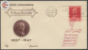 Cuba 1953 Scott 511 | First Day Cover | CU9541