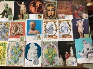 Vatican postal postcards  18 items Ref A2020