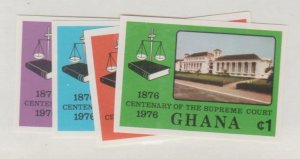 Ghana Scott #588-591 Imperf Stamps - Mint NH Set