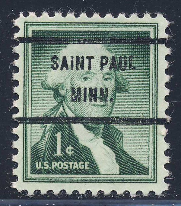 Saint Paul MN, 1031-71 Bureau Precancel, 1¢ Washington