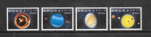 ARUBA #439a-d  ASTRONOMY    MNH