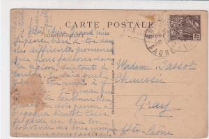 France Saint Raphael 1931 Boulevard Picture Stamps Post Card to Saone Ref 32129