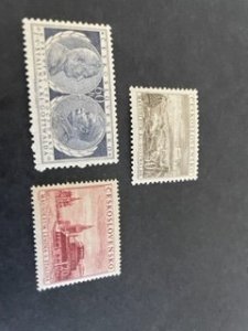 Czechoslovakia sc 639-641 MH comp set