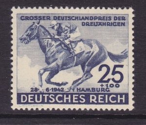 Germany B204 MNH 1942 Race Horse - Three Year Old Racing - Hamburg Derby Issue