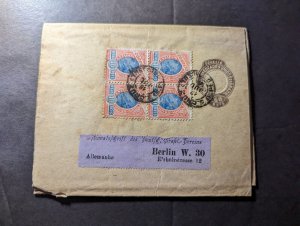 1896 Brazil Cover Sao Paulo to Berlin W30 Germany