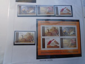 Tanzania  Birds  J J  Audubon  #  306-09-309a  MNH