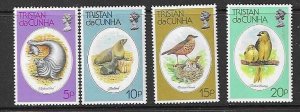 TRISTAN DA CUNHA SG255/8 1979 WILDLIFE CONSERVATION MNH